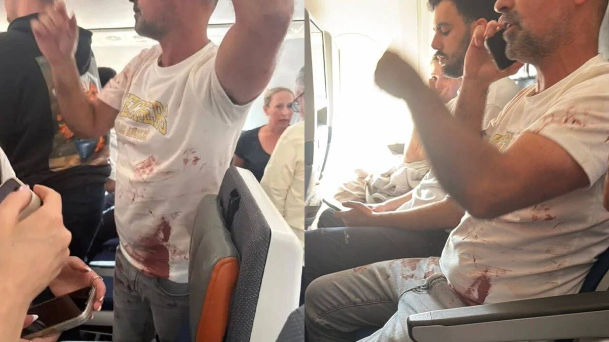 VishalVishwkrm's tweet photo. Pilot stabbed, blood in cockpit! Passengers recall a harrowing flight ordeal that nearly crashed. Shocking details emerge from this terrifying experience. #FlightTerror #PilotStabbed #AviationNews https://t.co/Y2toyOuKHo