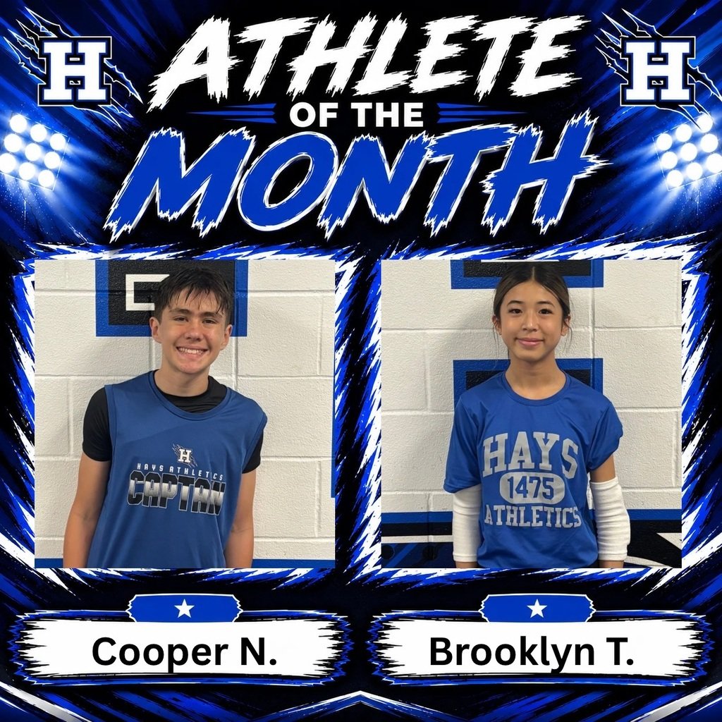 ProsperHaysMS's tweet photo. Our Athletes of the Month are selected for their commitment to our athletic vision and for consistently representing what it means to be a Hawk on the field or court and  in the classroom. Congratulations to David, Jadyn, Cooper, and Brooklyn! https://t.co/tpHKegy44d