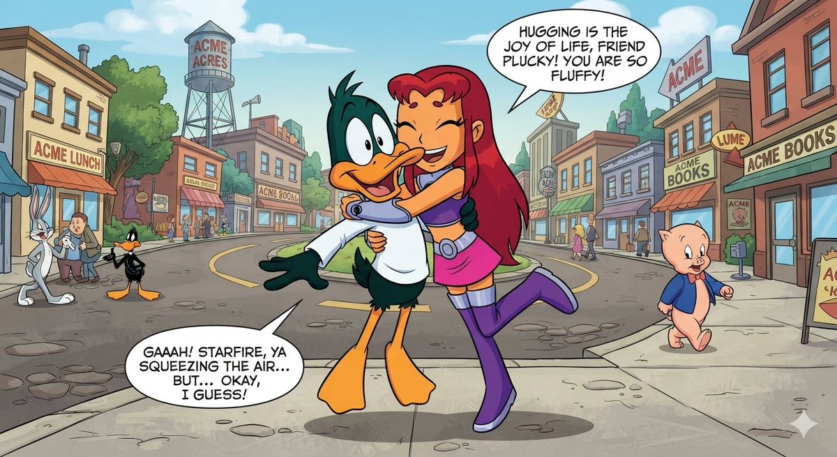 TommyHo46439136's tweet photo. #CartoonNetwork #DC #TinyToonsAdventure #TeenTitans #PluckyDuck #Koriandr #Starfire https://t.co/4hY7J24fbc