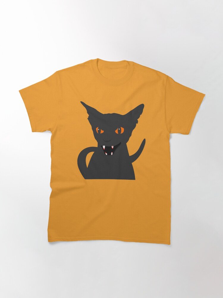 HectorCantres's tweet photo. Meet your new spooky-season favorite! This black cat t-shirt brings just the right amount of creepy attitude to your Halloween style. https://t.co/vo3yLsxyko #Halloween #SpookySeason #BlackCat #HalloweenTShirt #WitchyVibes #HalloweenFashion #SpookyCat #CatShirt #HalloweenVibes https://t.co/Qip63zNcSG