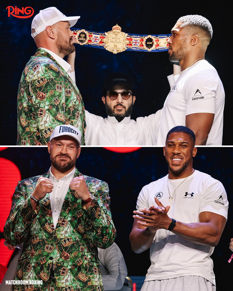 ringmagazine's tweet photo. That was a fun one 👏

#FuryJoshua | Dec 11th | Live only on Netflix 🥊 https://t.co/A1Pl32M5xU