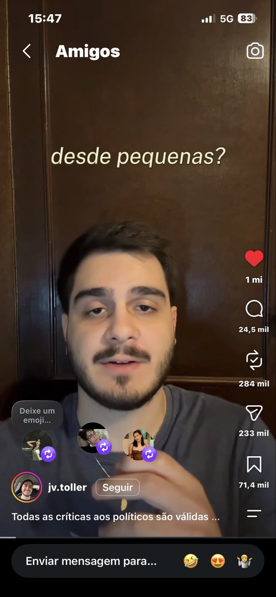launfr's tweet photo. Um homem fez um vídeo desmentindo a fake que a direita criou sobre o Lula e a fala sobre o toque e o vídeo postado hoje já pegou mais de 1 milhão de likes e quase 15 milhões de views https://t.co/78owylRzKX