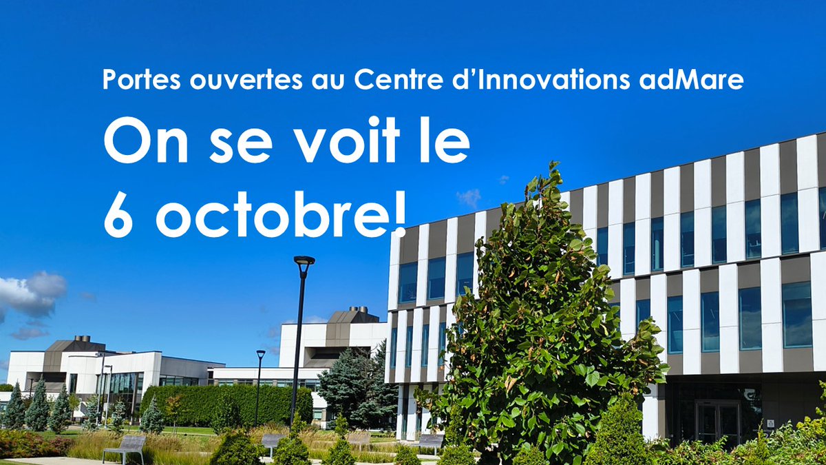 CarlBaillargeo2's tweet photo. 👉 On se voit le 6 octobre!
🙂 De 10 h à midi, venez découvrir, rencontrer, échanger et réseauter au Centre d'Innovations adMare.
Inscriptions ici: https://t.co/FEvRt0wJ2s
#adMareBioInnovations #ASCEND #LifeSciences #Biotech #Montreal #Quebec #Innovation #LifeSciencesCanada https://t.co/4ldvmuRiYm