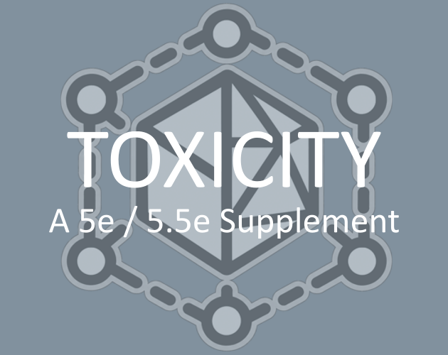 liminalborne's tweet photo. Hey folks. Well, it's finally happening. We just launched our Itch page, along with a call for play testers for our first supplement - Toxicity. So, if you're interested in supporting the project, check out the pinned comment. #indiegamedev #ttrpg #5e #5.5e #supplement https://t.co/oPRtKVz1tT