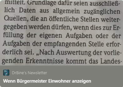 SvenHarken's tweet photo. Wenn Bürgermeister Einwohner anzeigen, by @Sabisteb https://t.co/zm0XzuuJkA https://t.co/bc7IagnJQp