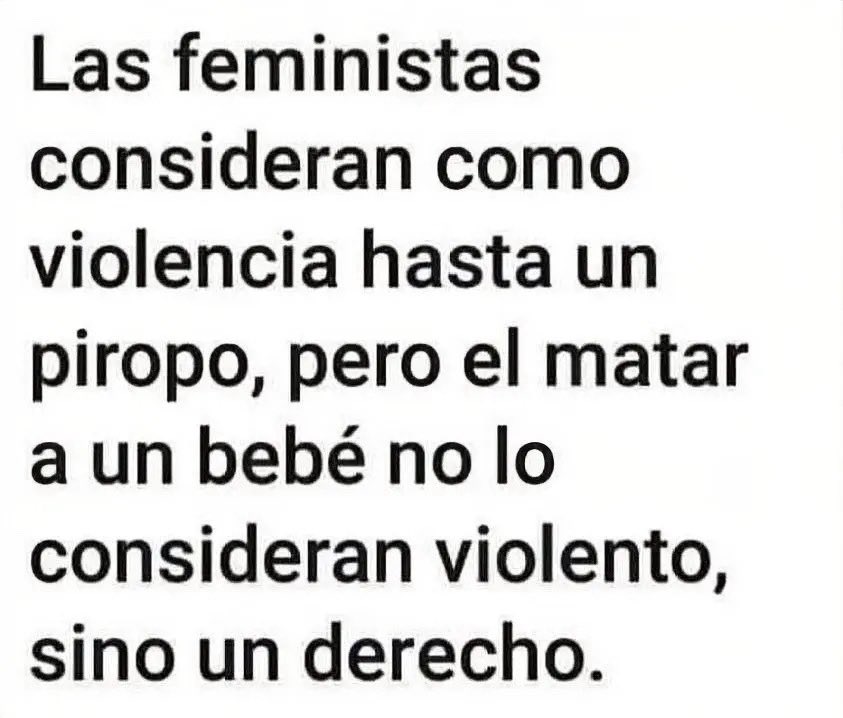 RocioInfantesb's tweet photo. ¡Las feministas NO me representan! https://t.co/eNJ7eBgiWF