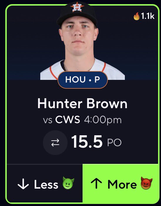 ToroLocks's tweet photo. ⚾️ MLB POTD ⚾️

• Hunter Brown Over 15.5 Outs 

• 61% Lean Over 🎯

• Over In 6/6 H2H Games 📈

• White Sox Rank 26/30 vs Pitcher Outs
(EASY Matchup)

• Astros Used 8 Arms yesterday 

• Must Win Game for the Astros

📊 Use code TORO for 20% off @IntelliPickz 

#Gambling𝕏 #PrizePicks #ChaseTheFight #PostSeason