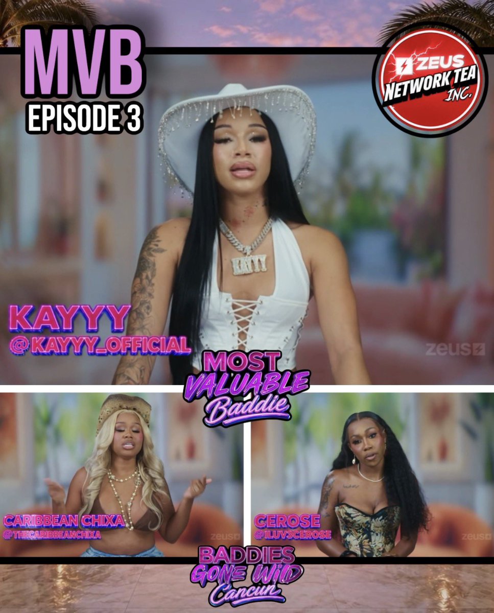 zeusteainc_'s tweet photo. This weeks Most Valuable Bad Boys &amp; Baddies ‼️ #BadBoysCancun #BaddiesGoneWildCancun https://t.co/o11qepS5Qx