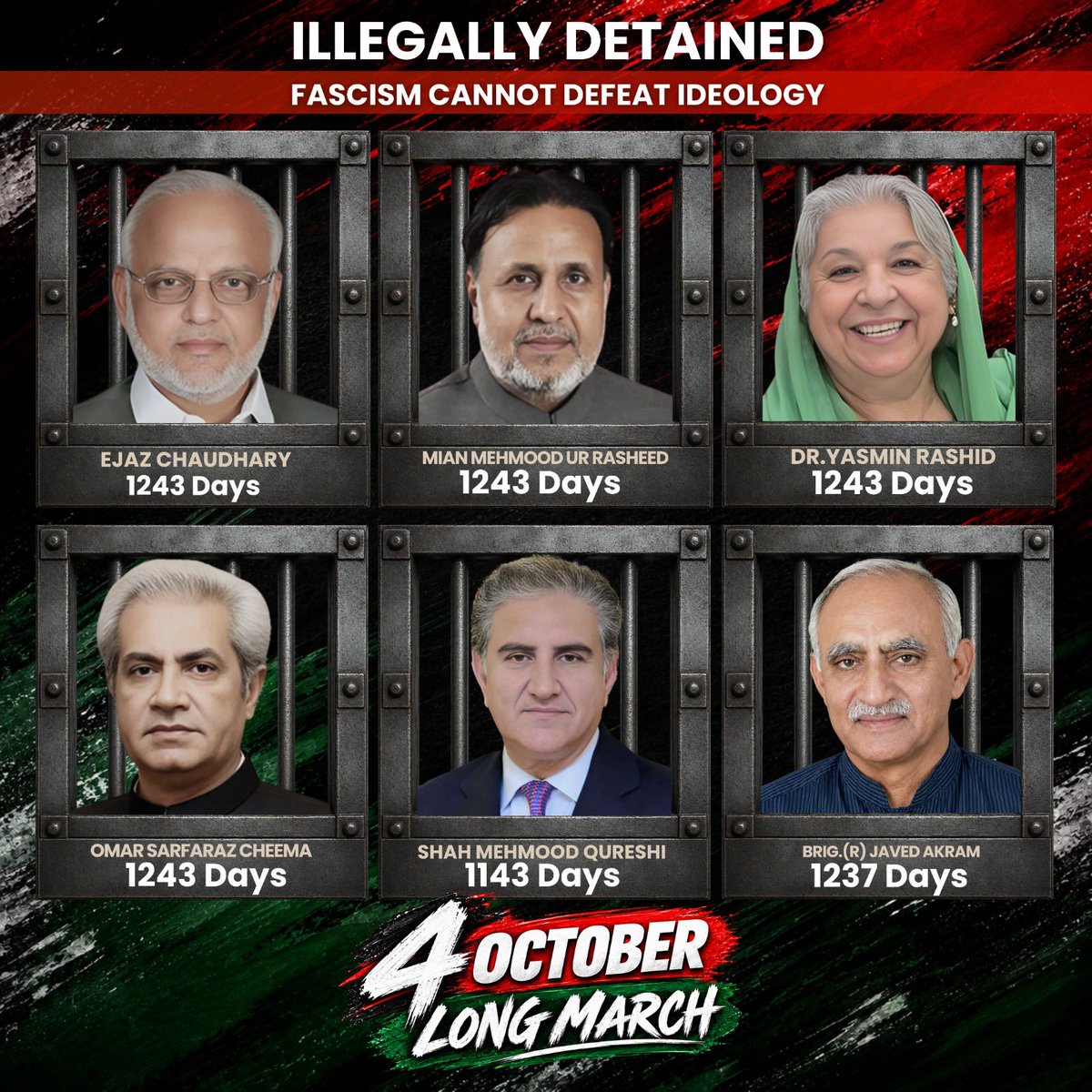 PTIofficial's tweet photo. “پوری قوم کو اپنے حقوق کے لیے اٹھنا ہو گا!

غلاموں کی کوئی زندگی نہیں ہوتی، غلام قوم کا کوئی مستقبل نہیں ہوتا!

تمام پاکستانیوں کو ملک پر مسلط ظلم کے نظام کے خلاف حقیقی آزادی کی تحریک کا حصہ بننا چاہیے تاکہ ہم حقیقی معنوں میں ایک آزاد قوم بن سکیں۔ ہم یکجا ہو کر مقابلہ کریں گے تو یہ ظلمت کا نظام ضرور زمین بوس ہو گا!

جب ایک قوم اپنے حق کے لیے خود کھڑی ہو جاتی ہے پھر اس کو کوئی طاقت جھکا نہیں سکتی۔ میں جیل میں بھی آزاد ہوں مگر میری قوم باہر ایک ایسی قید میں ہے جہاں نہ آزاد عدلیہ ہے نہ آزاد جمہوریت نہ ہی آزاد میڈیا۔ تمام پاکستانیوں کو اب اپنی حقیقی آزادی کے لیے باہر نکلنا ہو گا!

یہ لوگ فرعون بنے بیٹھے ہیں، جنہوں نے آپ کو غلام بنا رکھا ہے۔ پاکستانیو سن لو میری بات، آپ دنیا کے سب سے عظیم لیڈر محمد مصطفیٰ ﷺ کی امت ہیں۔ آپ کا کلمہ ہے "لا إله إلا الله" نہیں ہے کوئی خدا سوائے اللّہ کے۔ یاد رکھیں، آپ پچیس کروڑ ہیں! اگر آپ خوف کے سامنے جھُک گئے تو آپ کا کوئی مستقبل نہیں ہے، غلامی سے بہتر موت ہے، پرواز صرف آزاد لوگوں کی ہے۔ قرآن کی آیت ہے کہ جو لوگ ایمان لائے اللّہ ان کے خوف دور کر دیتا ہے، میں ایمان والوں سے کہہ رہا ہوں آپ نے کھڑا ہونا ہے! آزادی کے لیے قربانیاں دینی پڑتی ہیں۔

میں غلامی قبول کرنے پر موت کو ترجیح دیتا ہوں۔ یہ چاہے کچھ بھی کر لیں میں نہ ہی جھکوں گا اور نہ ہی ان کی بیعت کروں گا!

قید تنہائی کاٹنا انتہائی تکلیف دہ عمل ہے لیکن میں یہ صرف اپنی قوم کی خاطر برداشت کر رہا ہوں۔ جب تک قوم خود غلامی کی زنجیریں نہیں توڑتی، پاکستان پر مسلط مافیاز ایسے ہی اس کا استحصال کرتے رہیں گے۔ آپ آج ان کے غلام ہیں، آپ کی نسلیں ان کی نسلوں کی غلام ہوں گی، اگر اس چکر کو توڑنا ہے تو قوم کو خود غلامی کی زنجیریں توڑ کر “حقیقی آزادی” کے لیے کھڑا ہونا ہے!

میرا قوم کے نام پیغام ہے کہ جو قومیں “یا موت یا آزادی” جیسا دو ٹوک اور بے باک نظریہ اپناتی ہیں انہیں حقیقی آزادی کے حصول اور ترقی سے کوئی نہیں روک سکتا، ایسی اصول پسند قومیں ہی سرخرو ہوتی ہیں!

حضرت علی رضی اللہ عنہ کا قول ہے کہ “کفر کا نظام چل سکتا ہے مگر ظلم کا نہیں”۔ ہمیں اس ظلم کے خلاف اپنے اور اپنے ملک کے بہتر مستقبل کے لیے خود کھڑا ہونا پڑے گا۔ اس لیے پوری قوم کو پیغام دیتا ہوں کہ تیاری پکڑیں!

میرا اپنی پوری قوم، اپنے کارکنان اور پارٹی قیادت کو پیغام ہے کہ آپ کا کپتان آج بھی سینہ تان کر کھڑا ہے، آپ نے گھبرانا نہیں ہے! میں قید و بند کی صعوبتیں اس لیے برداشت کر رہا ہوں تاکہ میری قوم کو آزادی مل سکے۔ ہم نے کسی بھی صورت ظلم اور جبر کے سامنے سر نہیں جھکانا۔ یاد رکھیں اندھیری رات جتنی بھی طویل ہو، اس کی صبح ضرور طلوع ہوتی ہے۔ اس ظلمت کی رات کا خاتمہ قریب ہے، انشاءاللّہ انصاف اور آزادی کا سورج جلد طلوع ہو گا!”

- پاکستان کے کپتان، حقیقی وزیراعظم عمران خان

#مزاحمت_سے_ملے_گی_آزادی
#حق_كى_جيت_ہو_گى