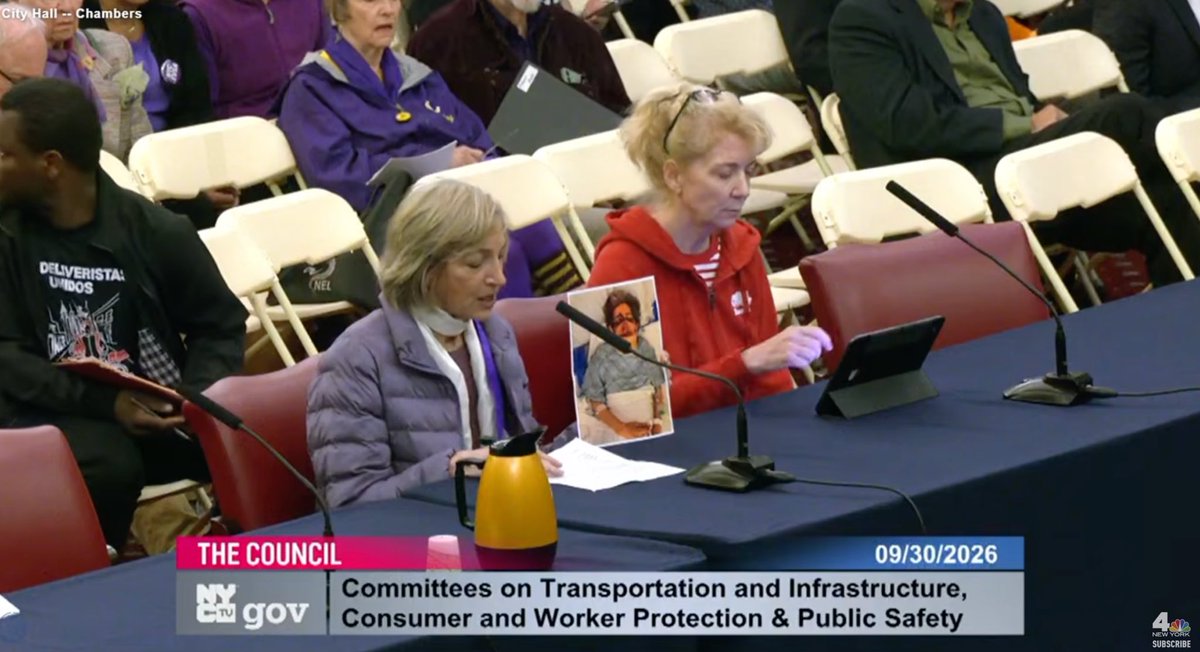 NYCBikeWatch's tweet photo. “These are silent motorcycles.” 

Micromobility in New York City — Yet much of the discussion continues to focus on cars instead of the issue at hand: e-bikes and micromobility safety. These victims and their families came to City Hall and deserve to be heard.
@NYCCouncil https://t.co/QuuRyzMUur