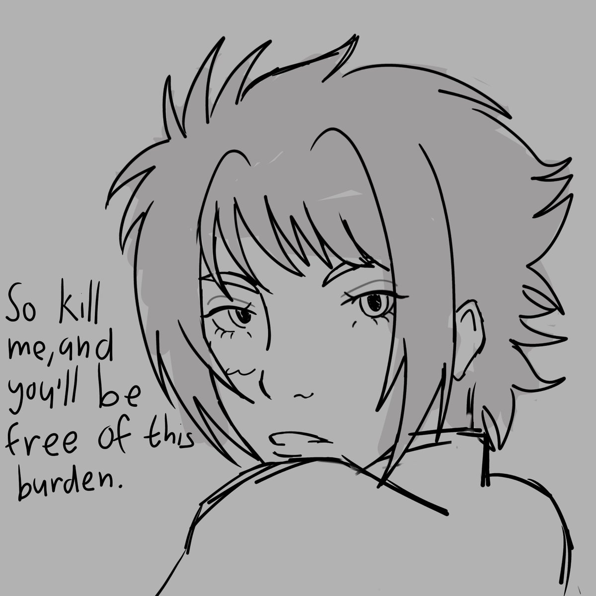 Daikon_Aizen's tweet photo. Guess who reread My Salad Days hashtag this guy 
Sae wip!! #ryusae #sdse #bllktwt https://t.co/QD5Y7lgSfx