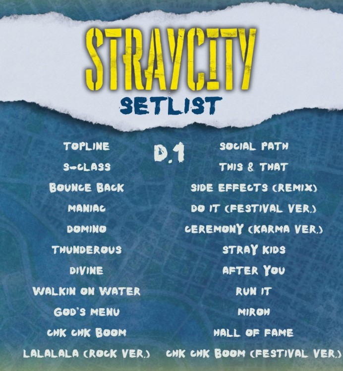 fateofori's tweet photo. comparando el setlist que hicieron en el lolla chicago con el de straycity, cual les gustó más?

que canciones agregarían y cuales quitarían ustedes para futuros festivales? https://t.co/aw841CGxWn