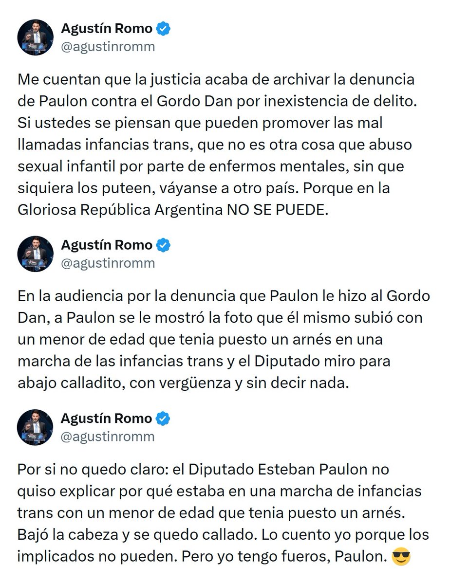 porquetendencia's tweet photo. "Paulon":
Por los tweets que publicó @agustinromm https://t.co/qD0l1hiGug
