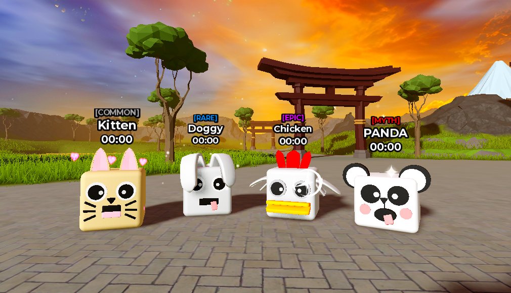 E4erZ's tweet photo. Pets for my new game? made it myself, goofy looking :) #roblox #robloxdev #gamedev #pets #ttaz
Game: https://t.co/GJAW1mmJDe https://t.co/1V8S5VD3C0