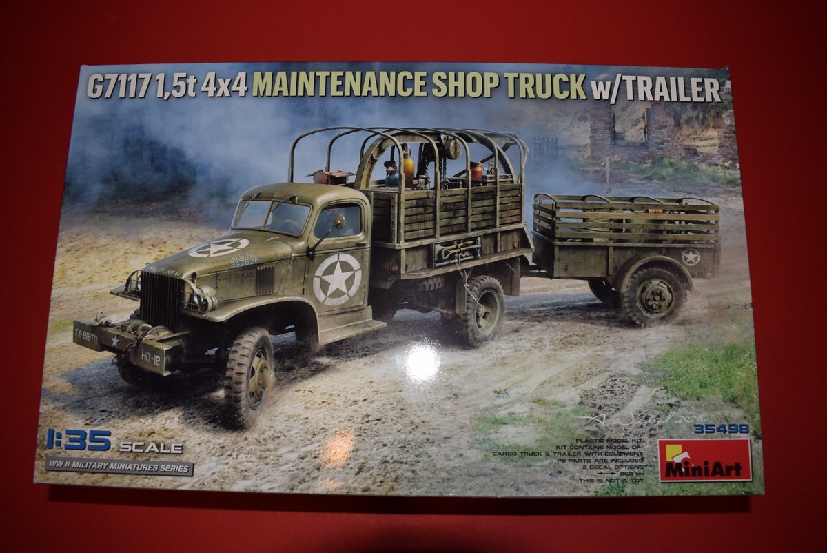 Armorama's tweet photo. G7117 1.​5t 4x4 Maintenance Shop Truck w/Trailer dlvr.​it/TVjpB9 https://t.co/URRNOdqNUx