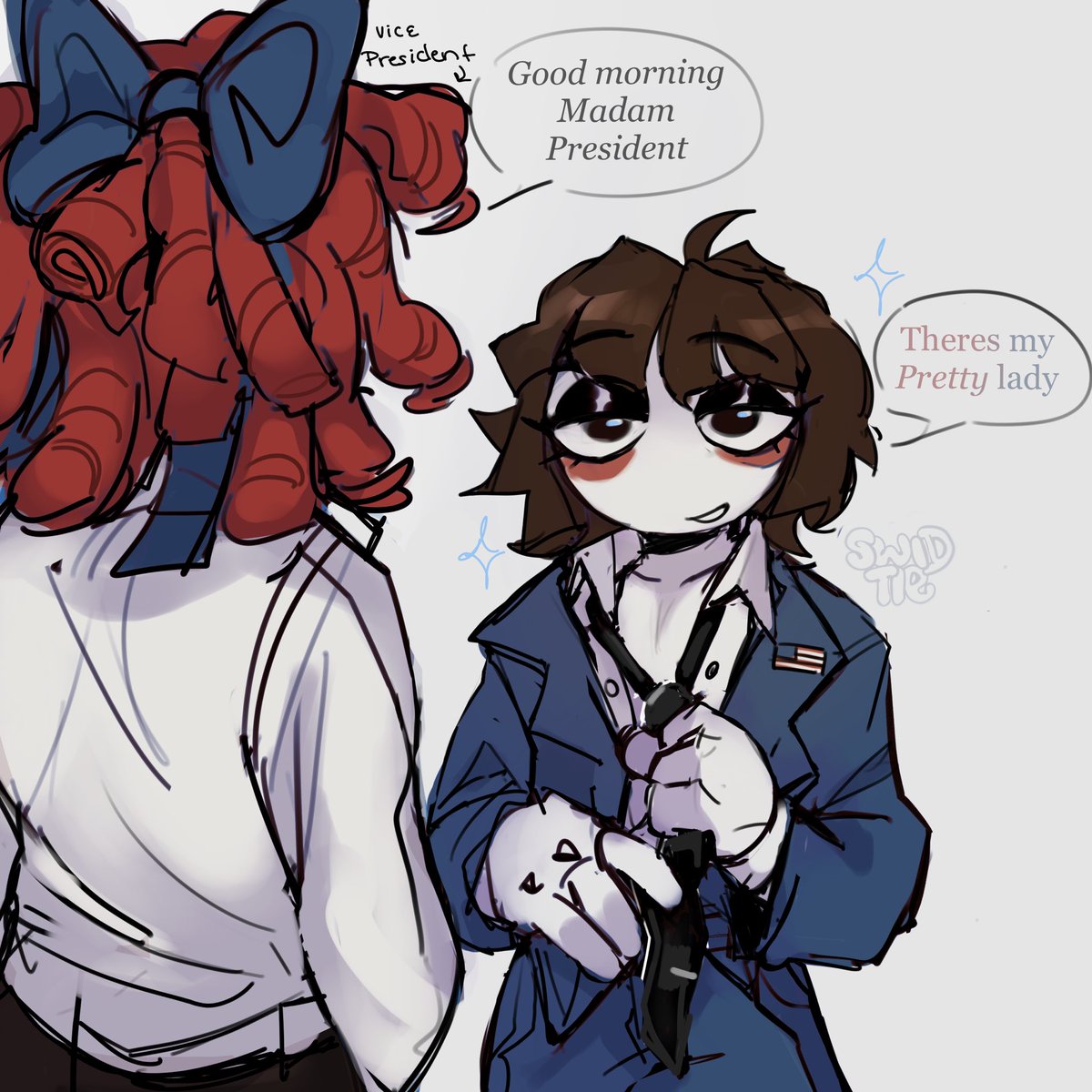 Swid_Kid's tweet photo. Another day in the office (1/2)

Ps. Not my Pomni from my AU but I did keep Ragathas
Personality from it. I just needed Pomni to be bolder for this
#tadc #jesterdoll https://t.co/cdevCfdUqG