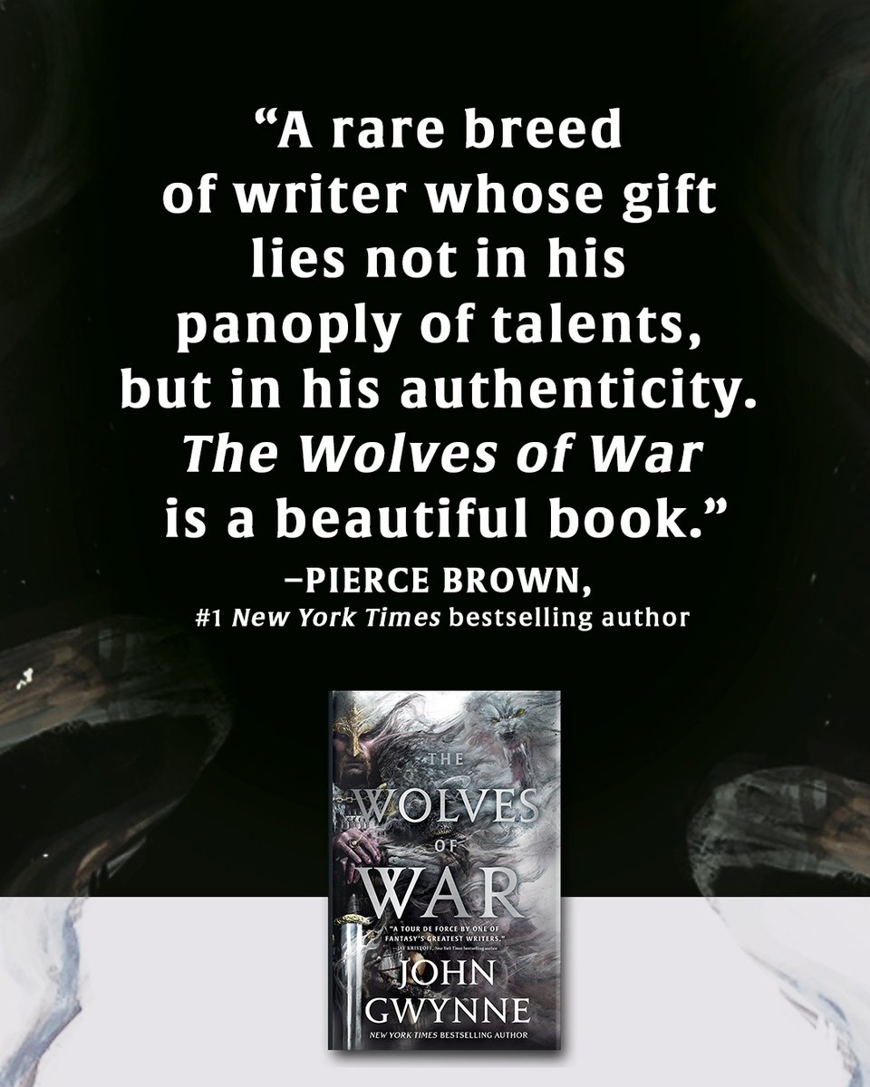orbitbooks's tweet photo. The wolves of war are baring their fangs...and some of the biggest names in fantasy are raving over John Gwynne's new heroic fantasy epic! THE WOLVES OF WAR will be on sale everywhere November 3rd. https://t.co/oUbSLDkbWr