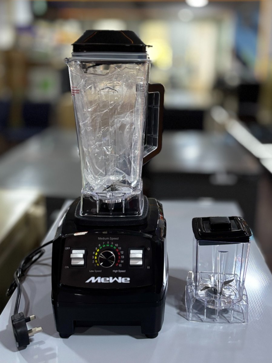 LGSNigeria's tweet photo. The Mewe Blender is a practical addition to any kitchen—perfect for all types of blending and grinding.
Ready to upgrade your kitchen? Shop now @ https://t.co/FKF6gTO3sy
📍Wildot Plaza, Utako Abuja
#LuGoldStore #Mewe #Blender #KitchenAppliances #HomeAppliances https://t.co/YDTtSJL7QU