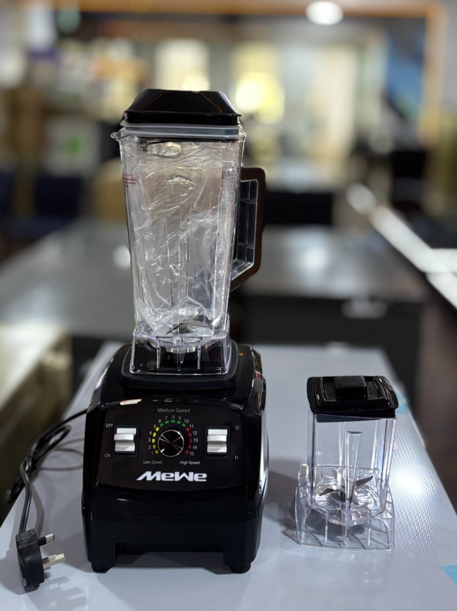LGSNigeria's tweet photo. The Mewe Blender is a practical addition to any kitchen—perfect for all types of blending and grinding.
Ready to upgrade your kitchen? Shop now @ https://t.co/FKF6gTO3sy
📍Wildot Plaza, Utako Abuja
#LuGoldStore #Mewe #Blender #KitchenAppliances #HomeAppliances https://t.co/YDTtSJL7QU