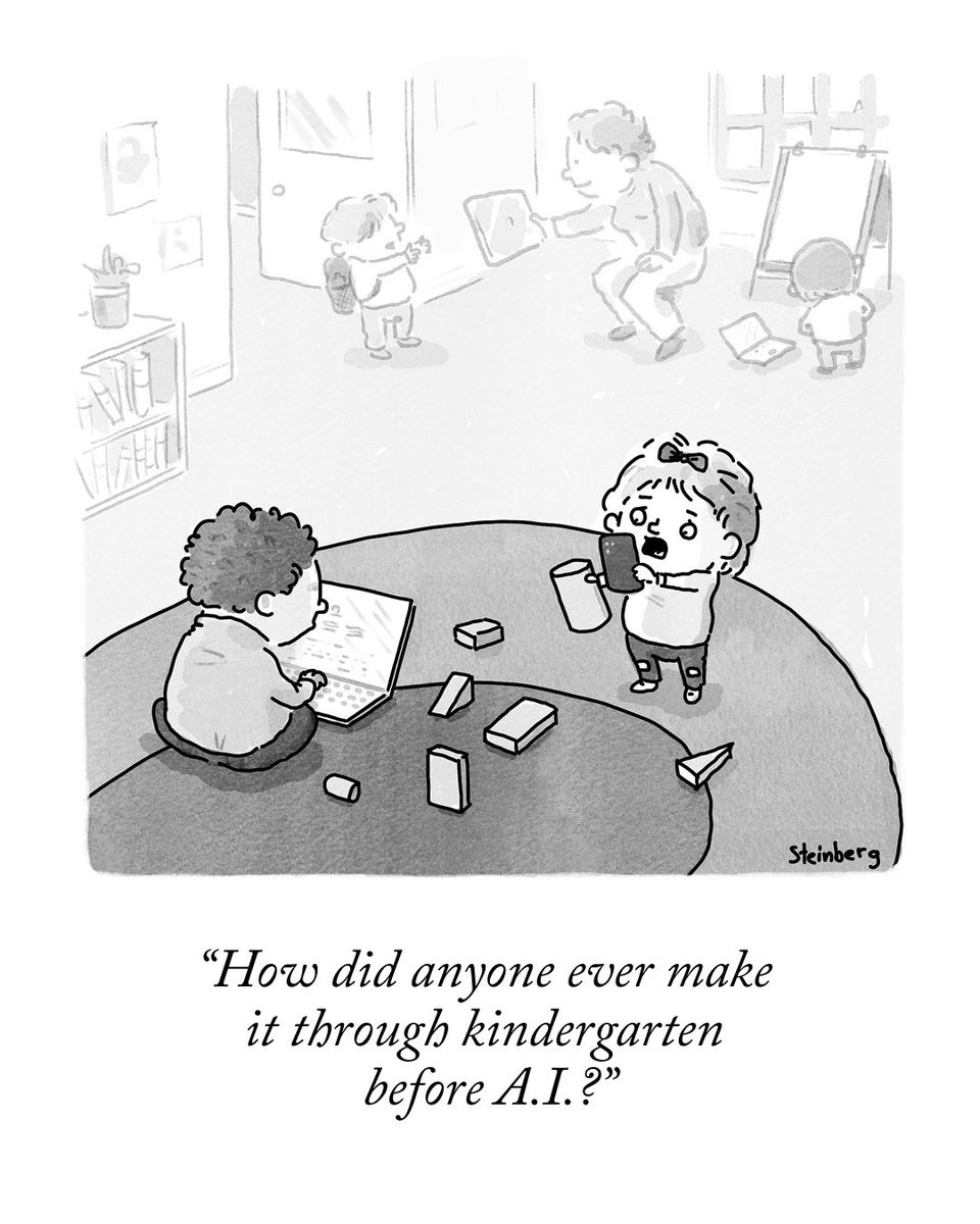 NewYorker's tweet photo. Today’s Daily Cartoon, by Avi Steinberg. https://t.co/KwJmaxRUt8