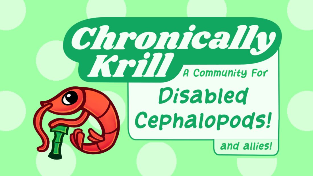 SplStrong's tweet photo. Chronically Krill's Discord server is excited to bring together disabled, chronically ill, neurodivergent folks, and their allies. Their goal is to make Competitive Splatoon more accessible to all. #compsplatoon

Read more: https://t.co/BqAvvq7lpd https://t.co/UlKMiMurnW