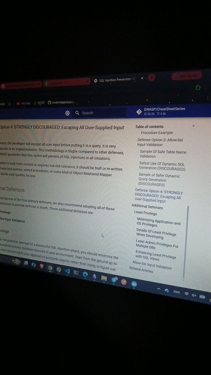ibrahimxdevjs's tweet photo. شهر تسعة
كملت البروجيكت وذاكرت وتعمقت في
Testing, Security, OpenAPI, basic Docker, logging and monitoring
وطبقتهم عليه
Some DSA and OS
خلصت مشروع تخرج iti
ذاكرت شوية frontend system design مع axios - zustand وبدات اعمل ui للبروجيكت عشان اطبق عليهم
كتبت وسجلت شوية
A lot of burnout https://t.co/fJdflQSDnh