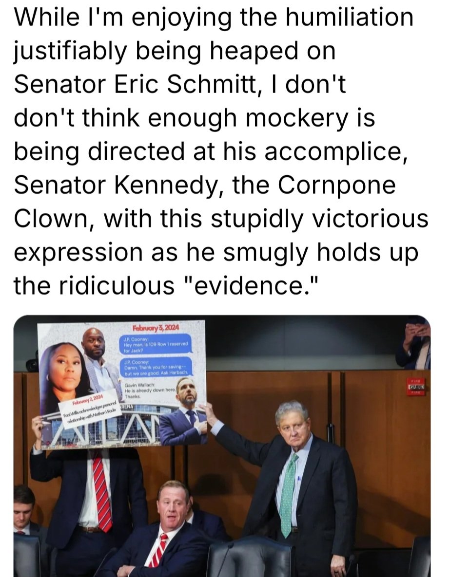 Nanking5555's tweet photo. Howdue Doodie Dumbass @SenJkennedy 
What a perfect representation of the most corrupt state since 1800's https://t.co/v4e6pnjEZm