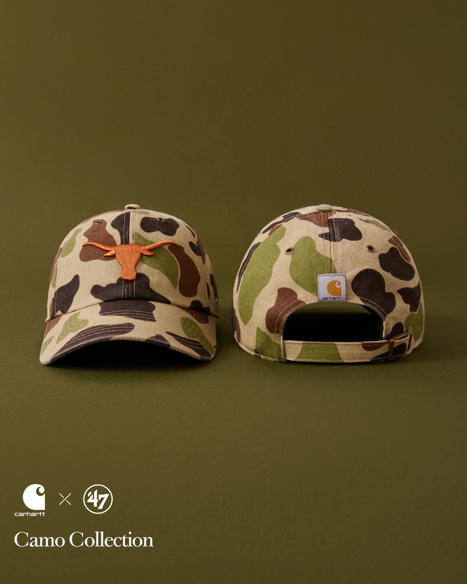 47's tweet photo. The Carharrt x '47 Camo Collection.

A history of hard work printed in Carhartt’s iconic 1972 duck camo.

Explore the collection: https://t.co/zZ4ZreUFDv https://t.co/sztM9EWlaB