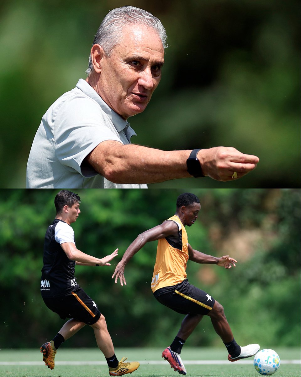 Botafogo's tweet photo. Mais um dia de trabalho concluído por aqui, Fogão! #VamosBOTAFOGO 💪🔥

📸 Vitor Silva / BFR https://t.co/HoEjkl0im7