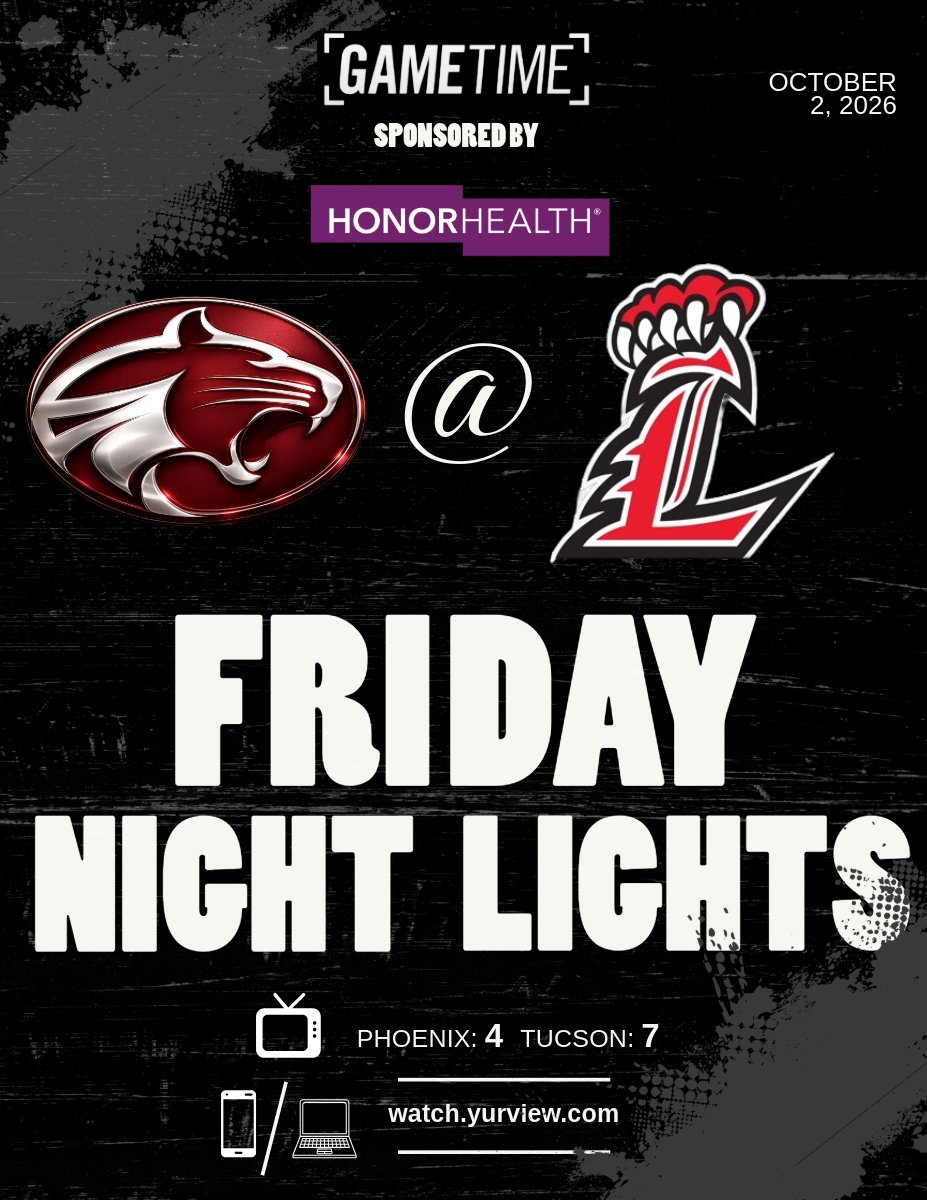 YurView_AZ's tweet photo. Starting October with a BIG Matchup.
@MountainLionFB (3-2) travel West to take on @LibertyFBLions ( 4-1) https://t.co/3hZELxkoBf