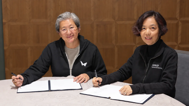 PranavKiranBV's tweet photo. 1/8 @AMD ($AMD) just teamed up with the "Godmother of AI" to finally challenge $NVDA in robotics. 🤖

@drfeifei’s @theworldlabs is now part of the chipmaker for $8.2B. Here’s what this means for the rivalry with Jensen Huang. 🧵👇 https://t.co/q4ZuLcUjWu