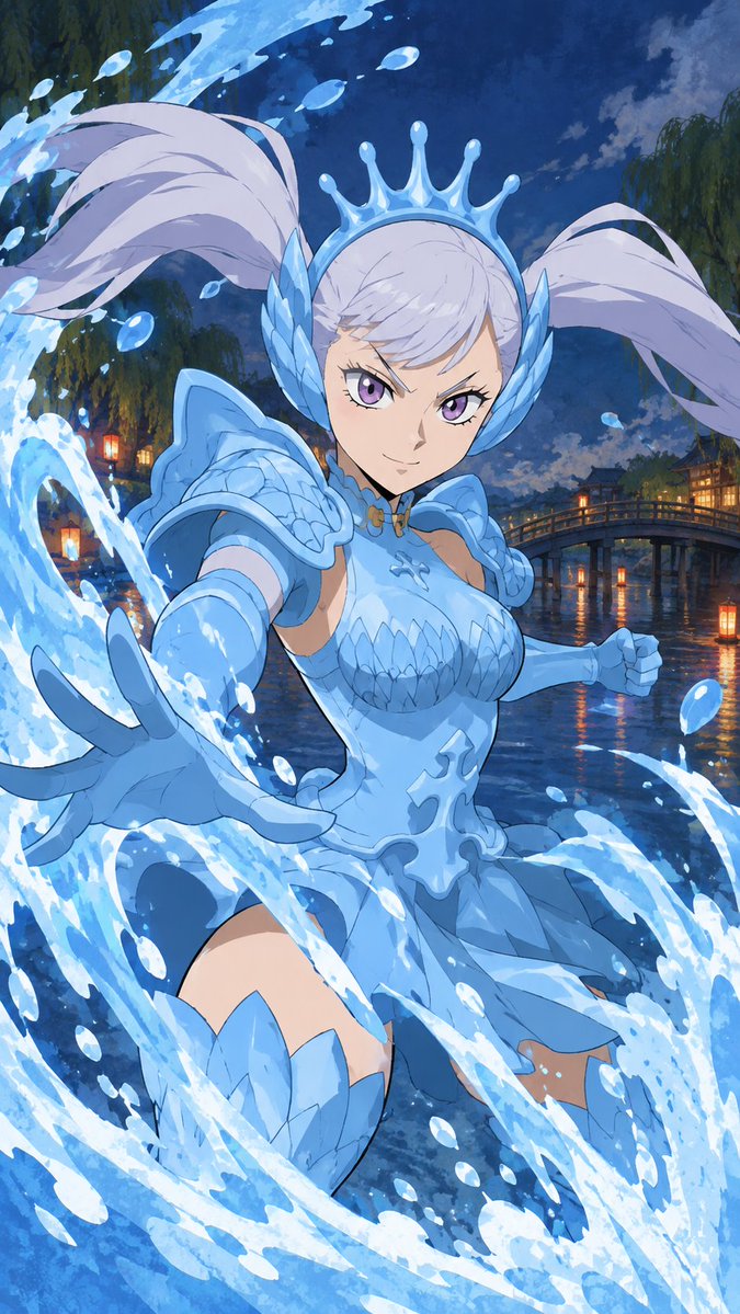 Whysterea's tweet photo. Noelle in Valkyrie armor (black clover was peak when asta wasn't screaming) https://t.co/gGwEXDwP80