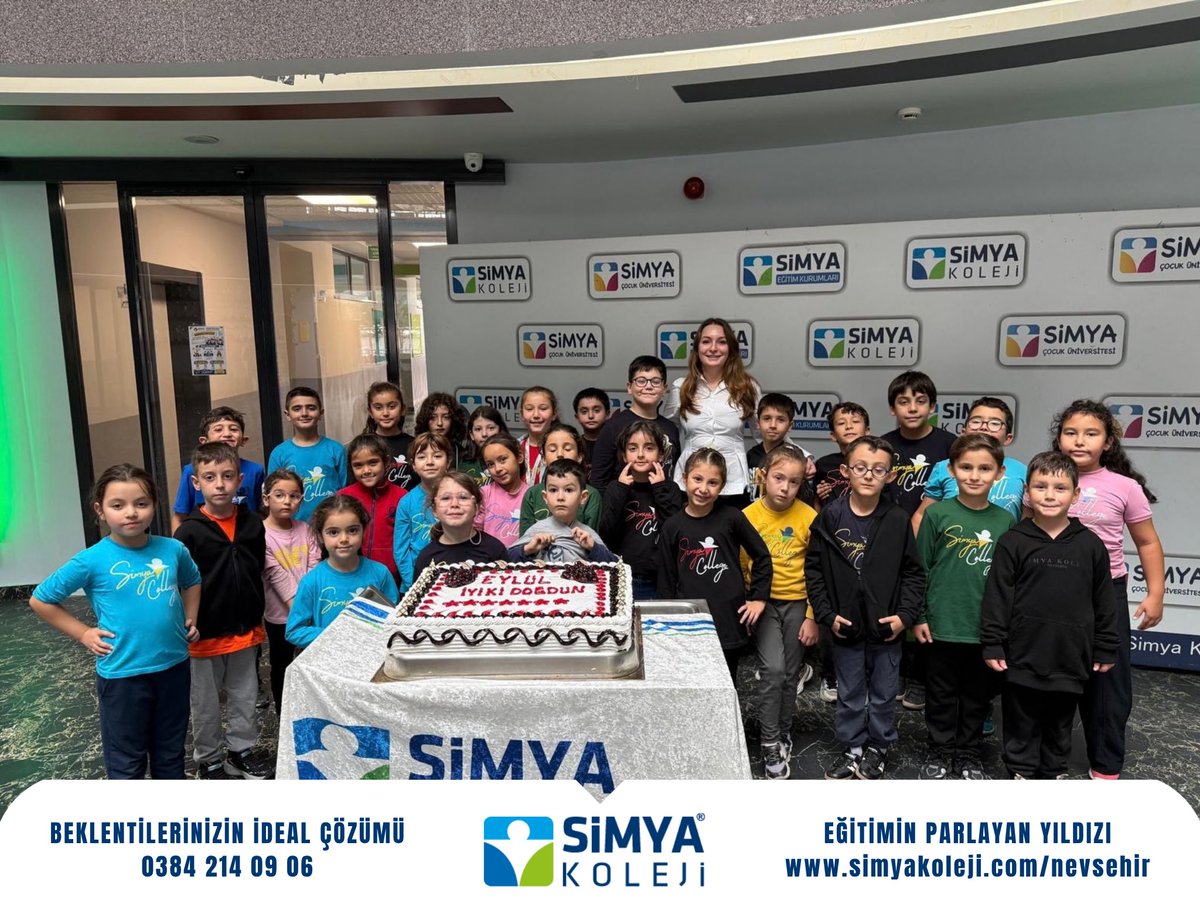 nevsehirsimya's tweet photo. 🎈🎂 Eylül Ayında Doğan Öğrencilerimizi Kutladık! 🎂🎈

Nevşehir Simya Koleji İlkokul öğrencilerimizle birlikte, Eylül ayında doğan ö��rencilerimizin doğum günlerini hep birlikte neşe ve mutluluk içerisinde kutladık. 🥳💕 https://t.co/qYDdSPjH6X