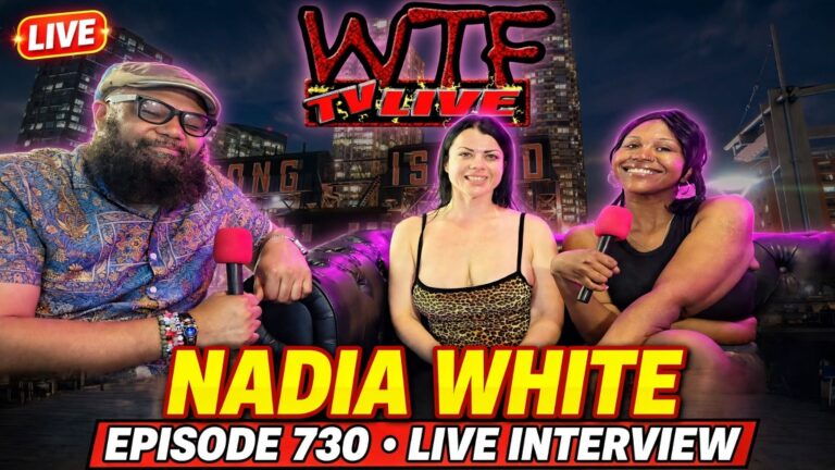 Fleshbot's tweet photo. Nadia White Guests on WTF-TV &amp; WTF Wrestling Outlaws - https://t.co/fvgZfXVQ7x @WTFtv @WTFWrestling360 @nadiawhitexxx https://t.co/pe2s24RvOR