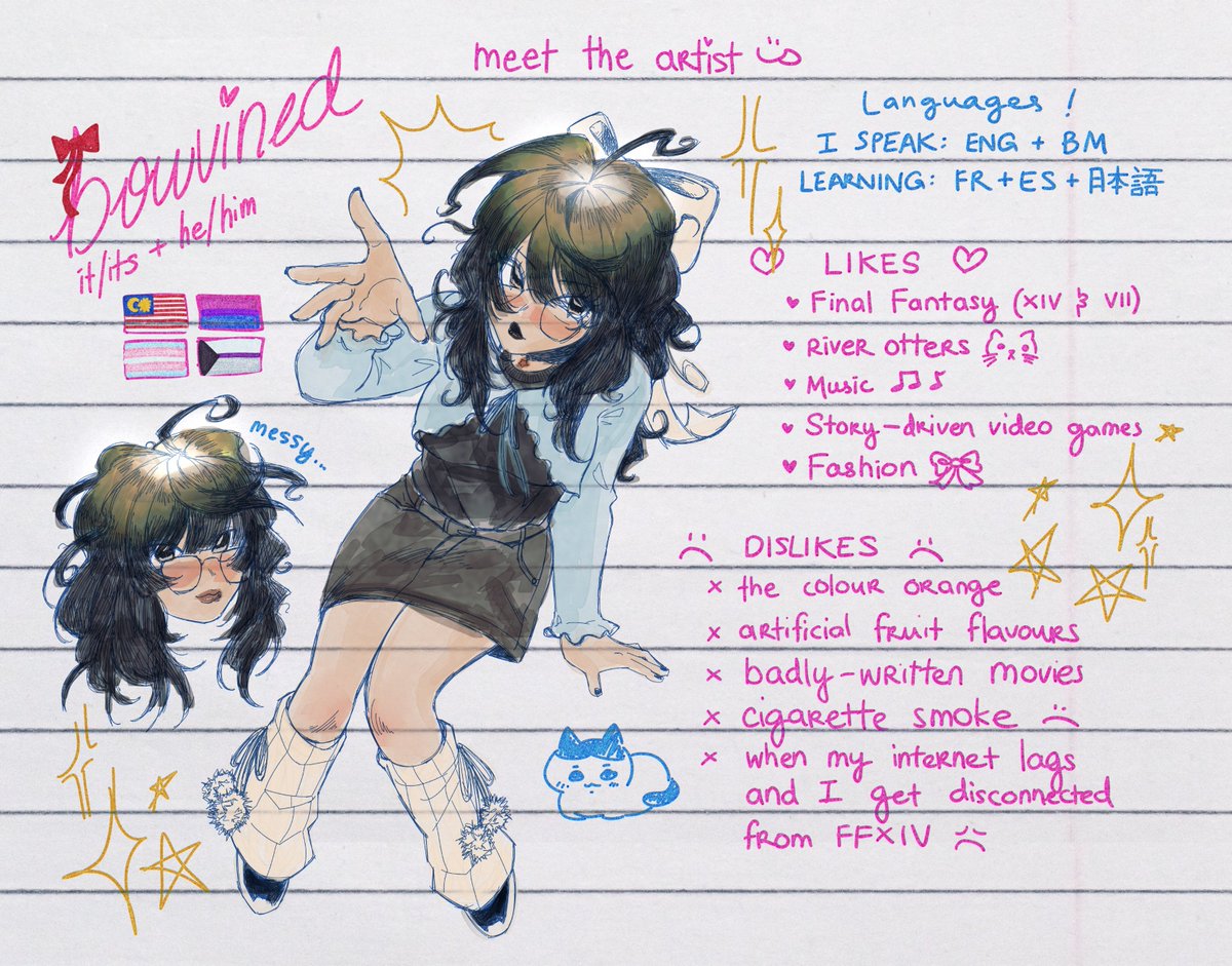 bowvined's tweet photo. Meet the Artist 🎀 https://t.co/H1CC9k3Xsh