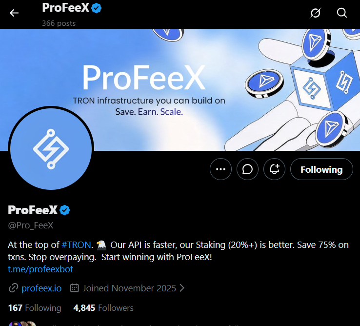 TonmoyAkash03's tweet photo. @Pro_FeeX Excited to see how ProFeeX is solving real blockchain challenges with Energy and Bandwidth solutions β‘ Infrastructure matters for the next wave of Web3 adoption π
#ProFeeX #TRON #DeFi #TOKEN2049 https://t.co/mGZd9g7sFZ