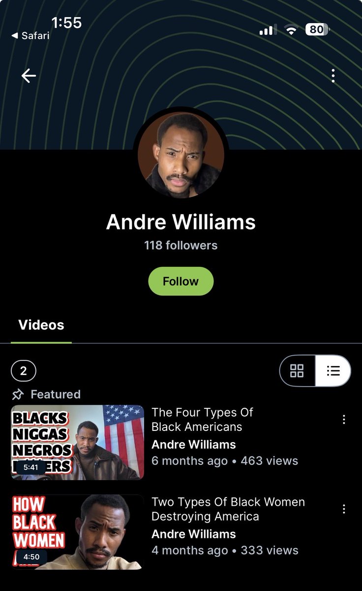 Channel404News's tweet photo. After @TheQuartering’s HUGE shoutout of his guest Andre Williams in front of 6k “very real” Rumble viewers he’s gotten a grand total of 19 FOLLOWERS! 

Now that’s influence folks..

(2nd photo taken 30 minutes after live shoutout) https://t.co/TozpOqsVCN