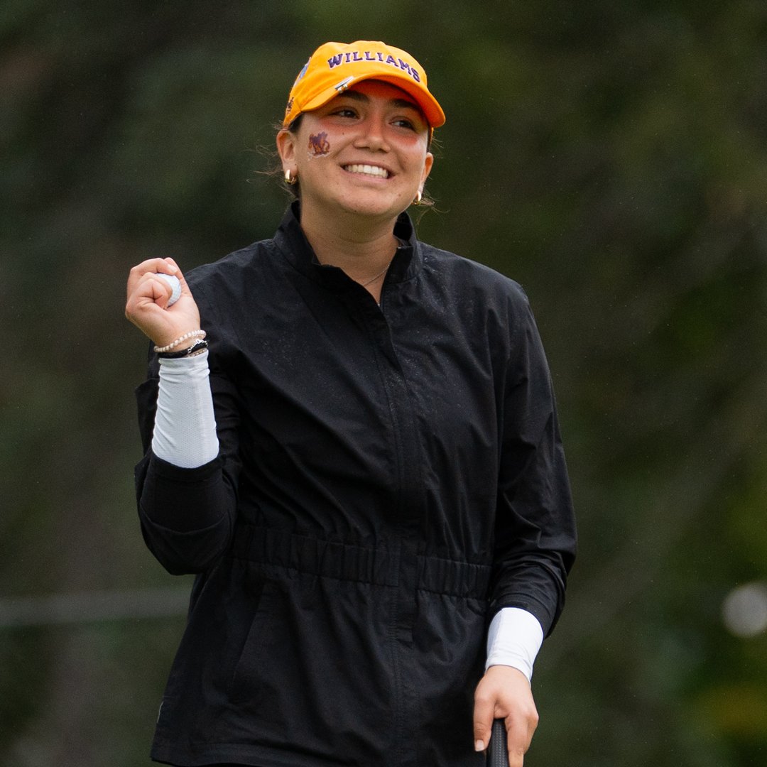 NESCAC's tweet photo. ⛳️NESCAC Golfers of the Week

Men: Charlie Mullin, @BantamSports 
Women: Emma Abramson, @EphSports 

> https://t.co/LixSDsZUA4 https://t.co/NO5YqcMsd4