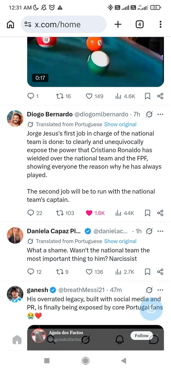 PC00355649's tweet photo. My whole timeline is about Portugese people hammering cristiano ronaldo. Man what a day https://t.co/jkD4JYoVMX