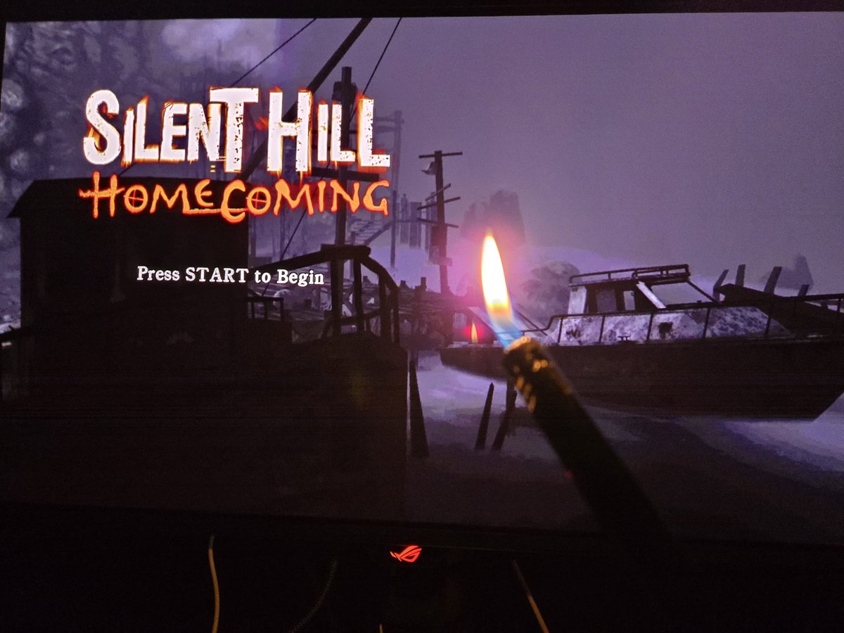 InLoveRumin's tweet photo. Lighting candles for this one. Spend the day playing and beating it, and a good day it was. Happy anniverary Silent Hill Homecoming. https://t.co/2QiVsiVYlL