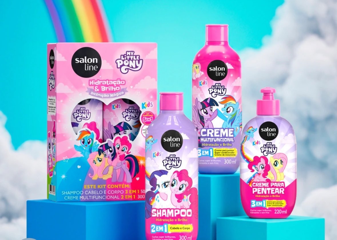 acervomlpfim's tweet photo. A Salon Line arrasou nesse kit de My Little Pony. Vão comprar??? https://t.co/S0tFKZfxqD