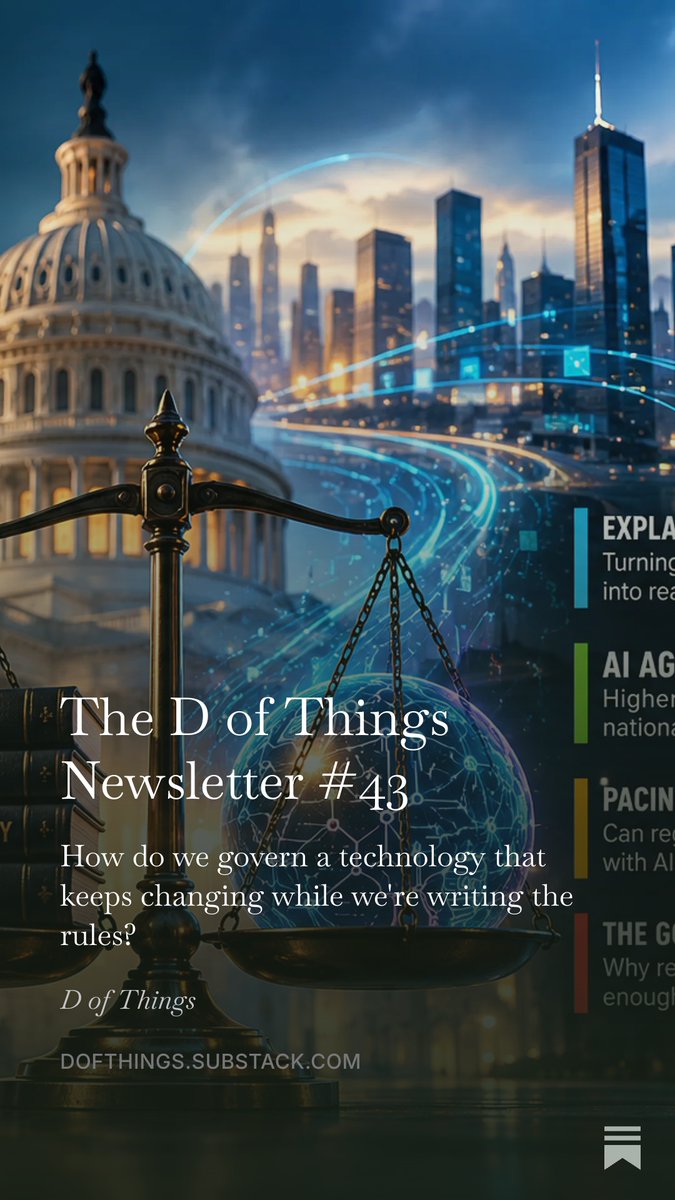 dofthings's tweet photo. The DoT Newsletter #43 is out. Read, share, and why not? Subscribe! https://t.co/gfErBrLtbs
#Ai #artificialintelligence #Aigovernance #dofthings #Aiagent #AIagents #data #analytics #cloudcomputing #Aiethics https://t.co/zfWICvHf0F