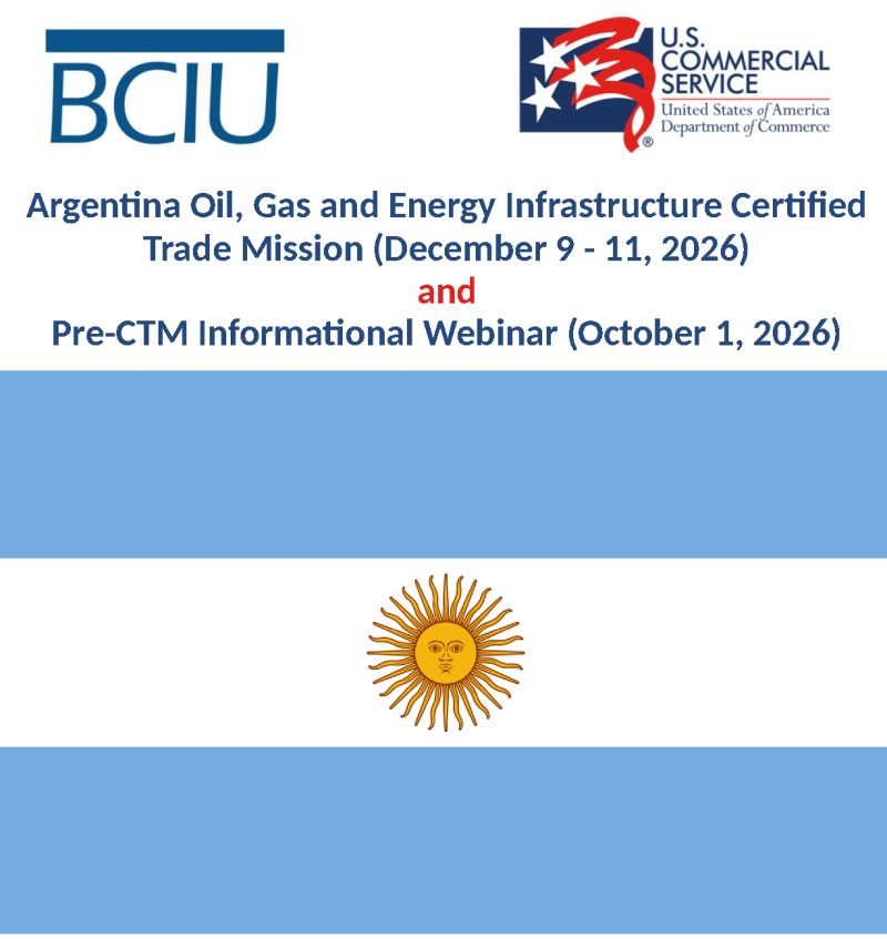 ExportGov's tweet photo. U.S. businesses: Tomorrow, Assistant Secretary David L. Fogel kicks off an info webinar about the Argentina Oil, Gas and Energy Infrastructure Certified Trade Mission happening this December in partnership with @BCIU. Register: https://t.co/N0g0OZD2Sr https://t.co/29t8lrTxkA
