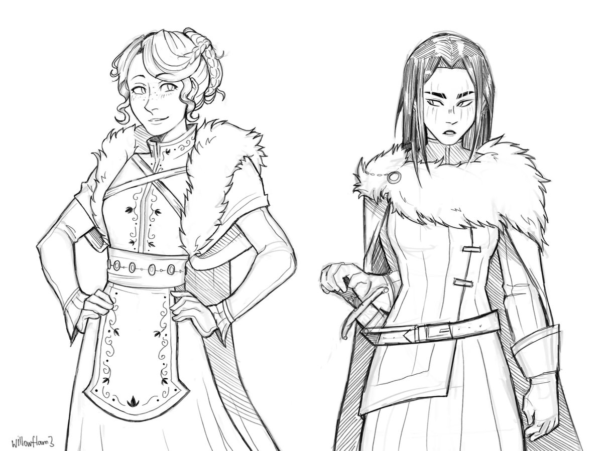willowflam3's tweet photo. my designs for fem!Robb and fem!Jon <3 #asoiaf https://t.co/b5bvTvdGKE