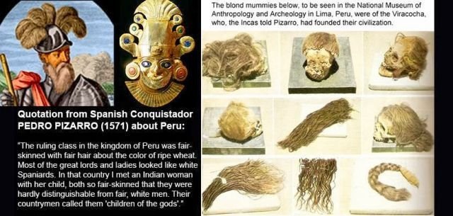 AryanWorldOrder's tweet photo. @turtleisl_girl @buckthebigguy77 >Blonde white Peruvian

"Natives" weren't only one race.

Some other whites beat the spaniards here. https://t.co/ANP4t7rYrS