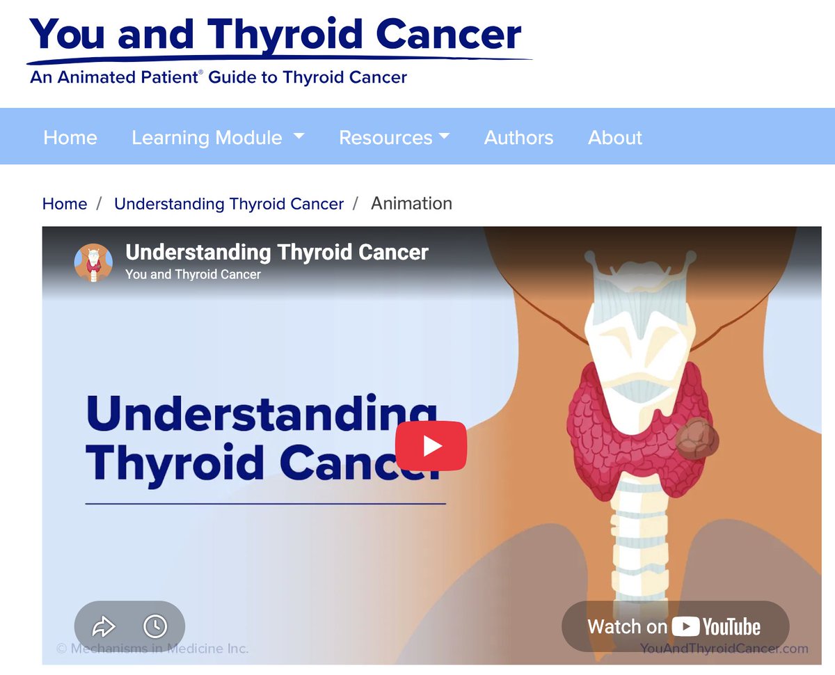 THANCGuide's tweet photo. 💙 Every #ThyroidCancer experience deserves care and understanding. This animated video explains treatment options and why each patient needs an individual plan 👉 https://t.co/MbInmdTo3f https://t.co/IskXjVXJOi