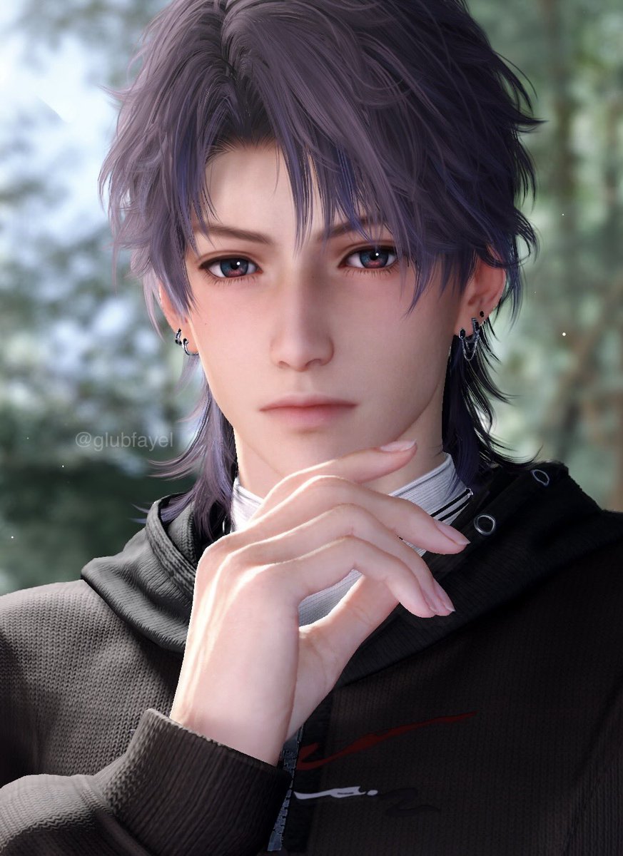 glubfayel's tweet photo. mr. fishie with tamino and vmg hair combined,,, rafayel nation’s first love qi https://t.co/WKsMWUujq1
