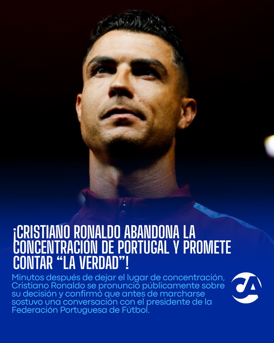 🚨🇵🇹 ¡CRISTIANO RONALDO ABANDONA LA CONCENTRACIÓN DE PORTUGAL! Minutos después de dejar el lugar de concentración, Cristiano Ronaldo se pronunció públicame…