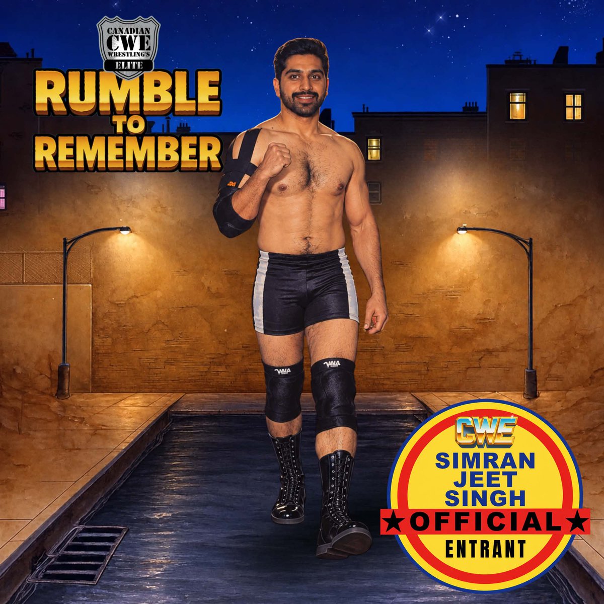 CWECanada's tweet photo. Simranjeet Singh Officially Enters The 50 Man Rumble To Remember on Fri Nov 13th in Winnipeg, Manitoba! https://t.co/U7uiGsbpDZ
