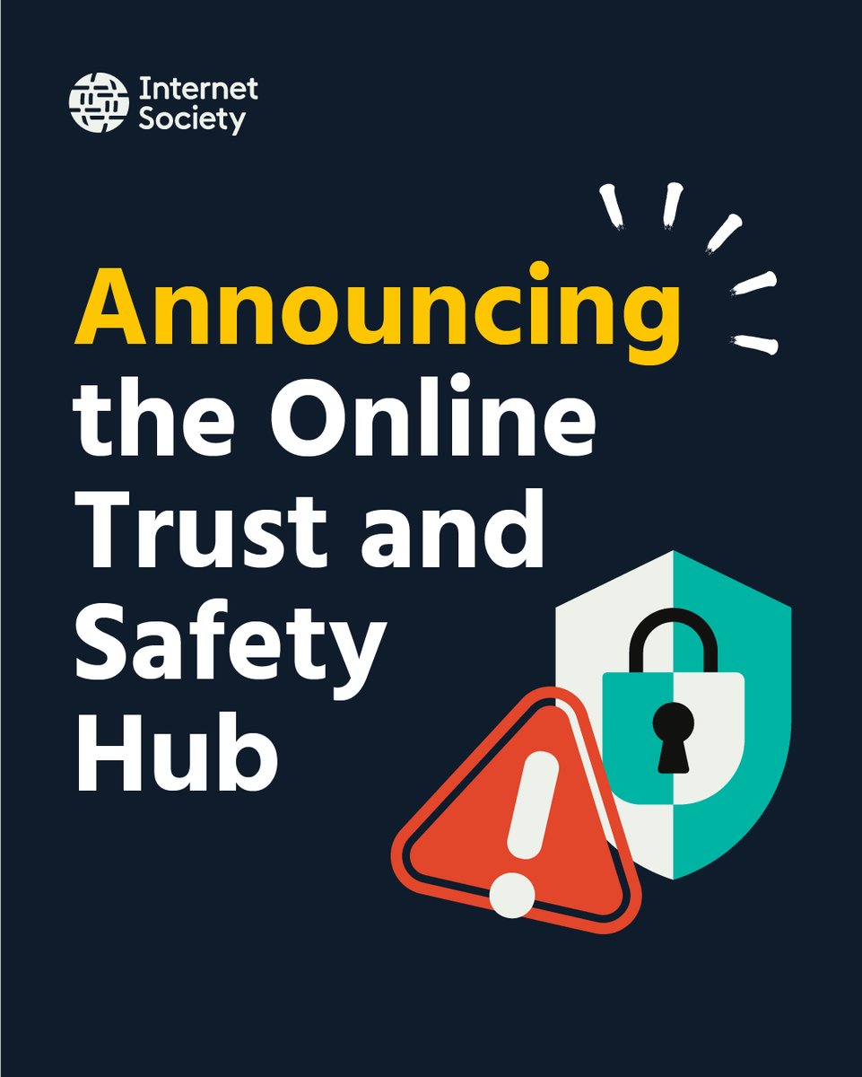 internetsociety's tweet photo. Today, we’re THRILLED to officially launch our Online Trust and Safety Hub, a free global resource center offering practical tools to help people stay safe online.

This new site brings together training, educational content, anti-scam resources, and trusted third-party materials in one place, available to people and communities worldwide. Because everyone deserves to feel safe and confident online.

Explore the hub: https://t.co/KUrDjX7NRe
